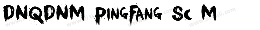 DNQDNM PingFang Sc M字体转换